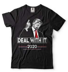 Donald Trump President T-shirt Funny 2024 Elections Deal With It T shirt - Picture 1 of 6