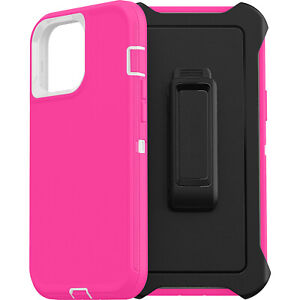 For iPhone 11 12 13 14 Pro Max Case Shockproof Series Fits Defender Belt Clip