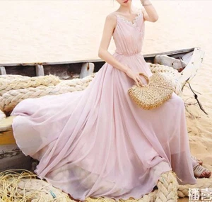 Custom Made To Order V-Neck Ruffle Smocked Back Party Ball Gown plus 1x-10x Y754 - Picture 1 of 5