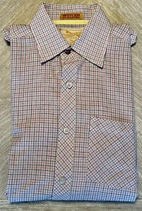 Sovereign Code Mens Long Sleeve Black Red Plaid Button Up Down Shirt Size M - Picture 1 of 6