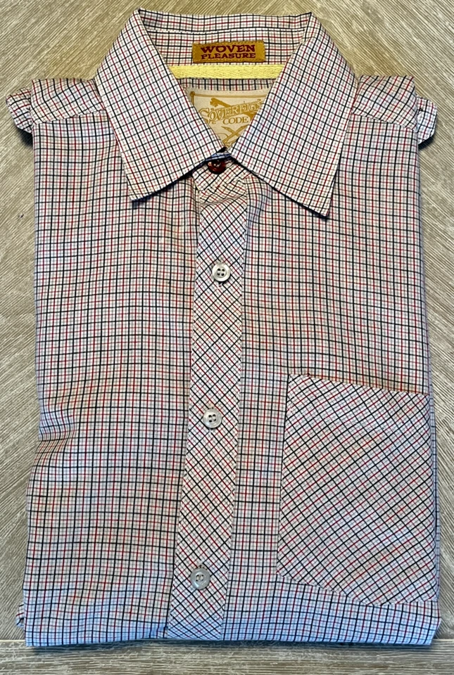 Sovereign Code Mens Long Sleeve Black Red Plaid Button Up Down Shirt Size M - Image 1 of 4