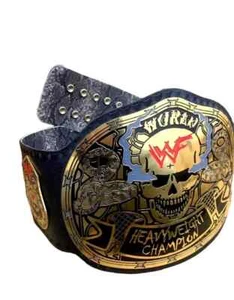 Smoking Skull Stone Cold World Heavyweight Championship Title Replica Belt 2MM - Picture 1 of 5