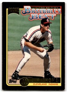 1992 TOPPS MCDONALD'S BASEBALL'S BEST JIM THOME CLEVELAND INDIANS #37