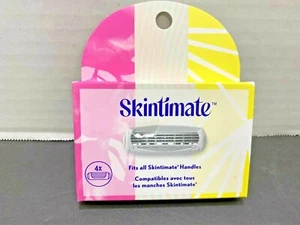 Skintimate 4 Blade Razor Refill Cartridges-4ct.-Fits All Skintimate Handles - Picture 1 of 2