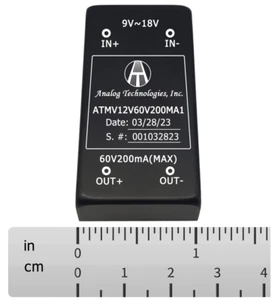 12W Isolated DC-DC Power Module Input 12V Output 60V 200MA ATMV12V60V200MA1 - Picture 1 of 4
