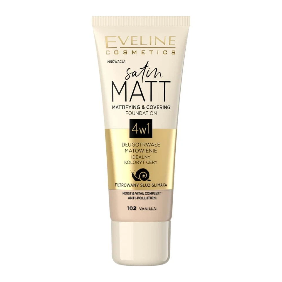 5901761997620 Eveline Cosmetics Satin Matt Foundation matujący podkład do twarzy - Bild 1 von 1