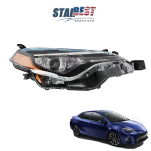 Headlight Assembly Right Side Halogen Fit For Toyota Corolla L LE Eco 2017-2019 - Bild 1 von 11