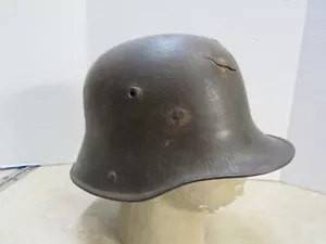 WW1 German Wilhelm Helmet Shell M16 C Thiel & Sohne M1916 size 66 Battle Damage - Picture 1 of 16