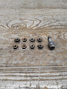 2008 08 07-08 Kawasaki Ninja ZX6R ZX600 Exhaust Headers Mount Nuts Bolt - Picture 1 of 9
