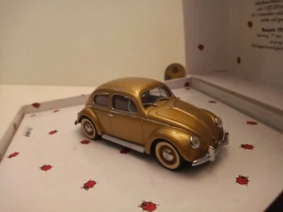 MINICHAMPS 1:43 MAGGIOLINO ORO - 1955 VW DER KAFER - Millionste - Immagine 1 di 4