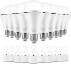 10 Pack Emergency Bulbs Rechargeable LED Light with Battery Backup, LED EBulbs