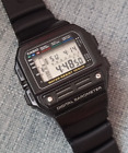 vintage casio bm-100wj barometer altimeter depthmeter alarm chrono watch japan