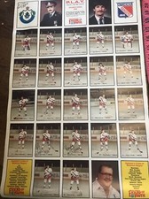 Kitchener Rangers 1989-1990 Uncut  Set  Signed (2)  Police OHL Memorial Cup