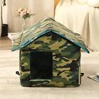 Outdoor Cat House Tent Winter Cats Shelter Warm Cave Pet Bed for Garden Puppy