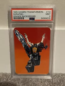 Shrapnel - 1985 Hasbro Transformers #112 - PSA 9 - Picture 1 of 1