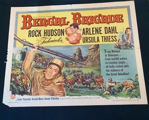 BENGAL BRIGADE original 22X28 U.S HALF SHEET- ROCK HUDSON - Picture 1 of 1