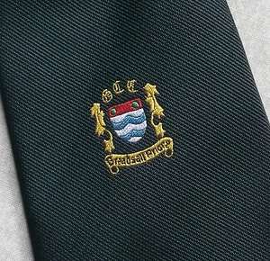 Tie Necktie Vintage Mens Crested Club Association Society BREADSALL PRIORY - Picture 1 of 4