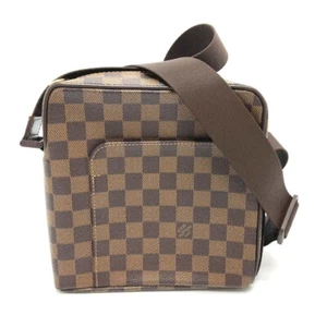 Bolso de hombro LOUIS VUITTON N41442 Damier Olaf PM marrón lona - Imagen 1 de 12