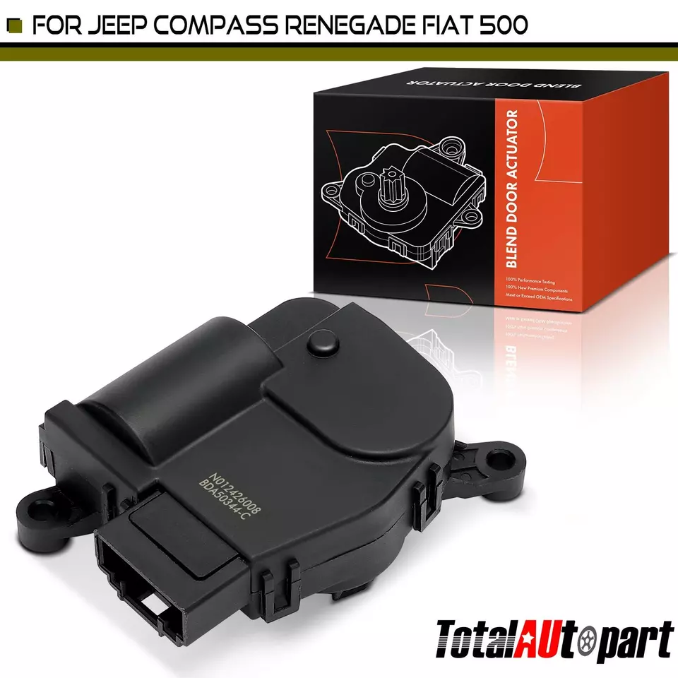 Actuador de puerta mezcla de climatización para Jeep Renegade 2015-2023 brújula Fiat 500 500X 500L Foto 1 de 4
