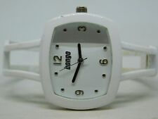 Bongo BG2116 White Tone Quartz Analog Unisex Watch Sz. 6 1/2"