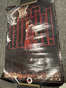 Póster raro vintage de Michael Jordan Jordunk Chicago Bulls NBA años 90 - Imagen 1 de 8