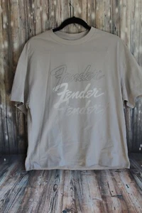 H&M Fender Oversized Ribbed Neck Grey Triple Logo T-Shirt Neu mit Etikett Gr. XS TP XCH - Bild 1 von 9