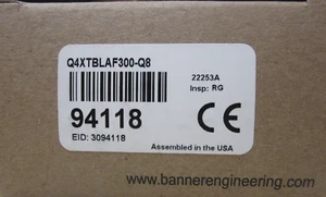 BANNER Q4XTBLAF300-Q8 Photoelectric Sensor - Picture 1 of 1