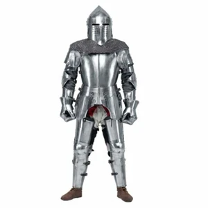 16GA SCA LARP Medieval Full Suit Of Armor For Battle steel protection armor - Picture 1 of 7