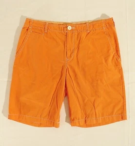 Pantalones Cortos Bonobos Para Hombres 36 (Real 37 x 10.5) Ligeros Algodón Naranja Bemuda Usados en Excelente Condición - Imagen 1 de 4