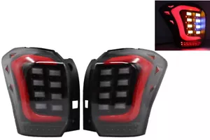 CLEAR/Black Sequential Signal LED Tail Light fit 2014~15~2018 Subaru Forester SJ - Picture 1 of 8