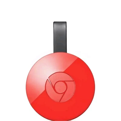 Google Chromecast (2nd Generation) Media Streamer -  Poppy Red - Image 1 of 4