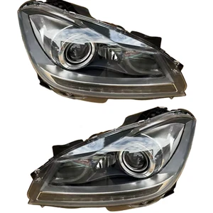 Mercedes Benz W204 C250 C300 C350 C63 Left Right 2PCS Xenon Headlight 2012-2015 - Bild 1 von 9
