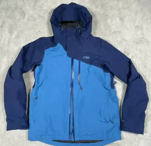 Outdoor Research Tungsten Jacket Men's L Blue Gore-Tex Waterproof Snow READ - Picture 1 of 14