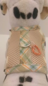 Softgeschirr  Brustgeschirr Hundegeschirr  XS-M Welpen Karo, Chihuahua, Mesh - Bild 1 von 15