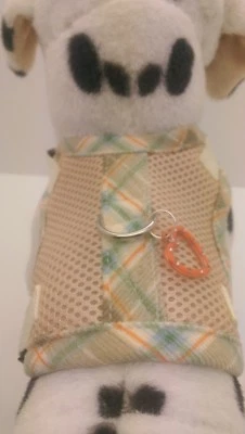 Softgeschirr  Brustgeschirr Hundegeschirr  XS-M Welpen Karo, Chihuahua, Mesh - Bild 1 von 4