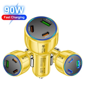 USB -C PD Super Fast Car Charger Adapter For iPhone Samsung Android Cell Phone - Picture 1 of 17