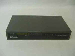 D-LINK 10/100M FAST ETHERNET SWITCH II DSS-5+ - NO POWER CORD - Picture 1 of 2