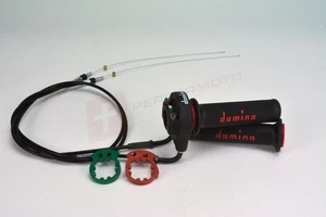 Genuine Domino XM2 Quick Action Throttle and Cable Kit for Ariel Bikes - Picture 1 of 3