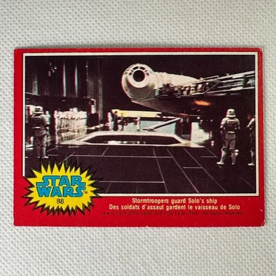 1977 O-Pee-Chee Star Wars #88 Stormtroopers guard Solo's ship - Image 1 of 4