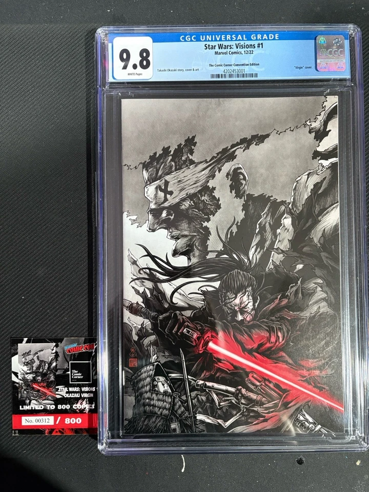 STAR WARS: VISIONS #1 - CGC 9.8 / NYCC 2022 Comic Corner Exclusive Virgin - Image 1 of 2