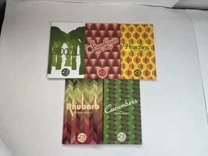 Short Stack Editions Lot of 5 Cookbooks Strawberries, Rhubarb, Peaches, Broccoli - Imagen 1 de 21