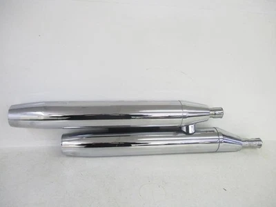 2004-2007 Yamaha XV 1700 Roadstar Muffler Exhaust Pipe Silencer *Drilled* - Image 1 of 4