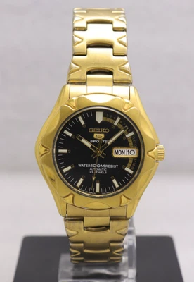 Vintage Seiko 5 Sports Automatic Cal. 7S36 Day&Date Japan Made Men's Watch. - Image 1 of 4