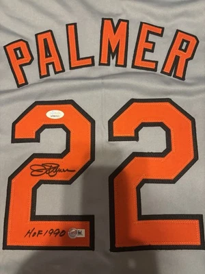 Jim Palmer Baltimore Orioles Signed JSA W/HOF Jersey - Image 1 of 2