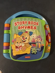 Fisher-Price Storybook Rhymes Music Book ABC 123 Works Great Tested - Picture 1 of 5