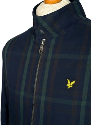 Lyle & Scott Tartan Harrington Jacket Size LARGE Mod Casuals Scooter Terraces - Image 1 of 4