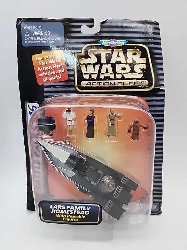 Star Wars Action Fleet Battle Packs #16 Lars Family Homestead 1997 Galoob en caja Foto 1 de 2