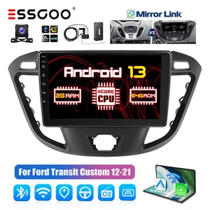 DAB+ Carplay Android 13 64G Autoradio GPS Cam Für Ford Transit Custom 2012-2021 - Bild 1 von 15