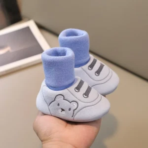 0-1 Year Old Autumn Winter Warm Baby Cotton Shoes Boys Girls Non Slip Toddler Sh - Picture 1 of 15