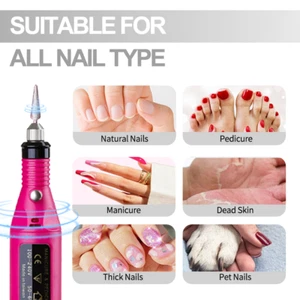 Nail File Drill Manicure Tool Pedicure Machine Set Kit Professional Electric* - Picture 1 of 12
